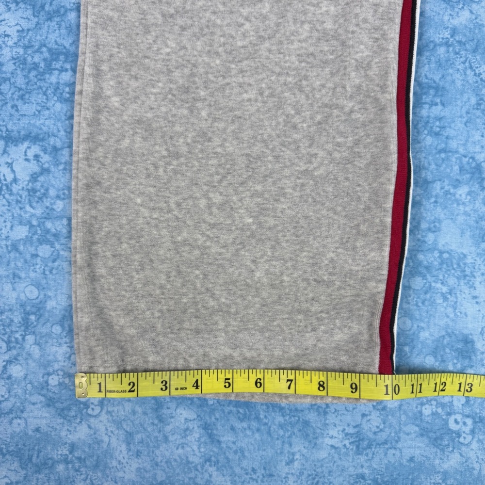Enyce Mens Baggy Sweatpants Zipper Joggers XL Y2K Side Stripe White Red Blue - Picture 5 of 12